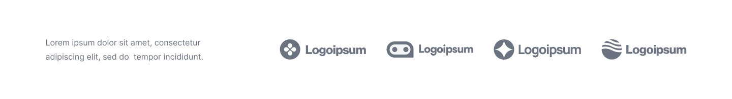 Companies Logo Row with short intro
