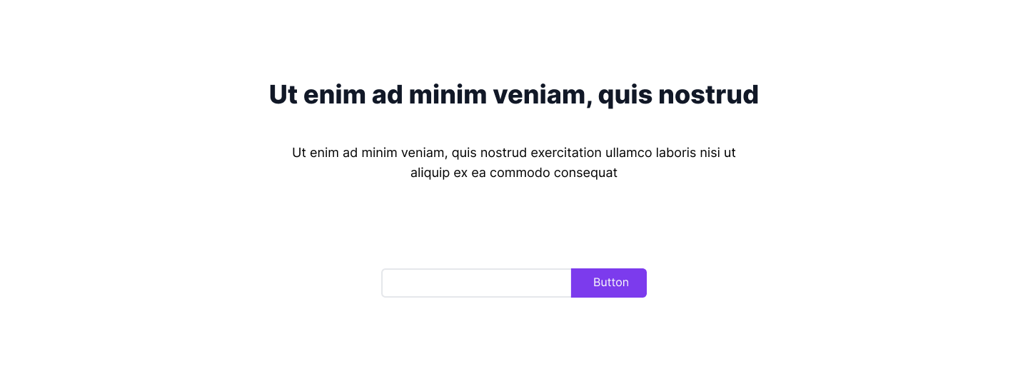 Newsletter basic cta description center